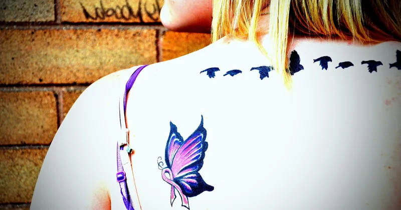 Quel est le meilleur tatouage papillon pour une femme ?